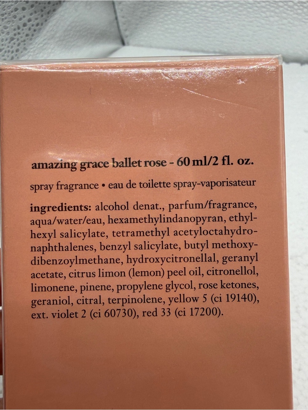Philosophy Ballet Rose Eau de Toilette Spray - Peach Pink Box - Picture 4 of 4